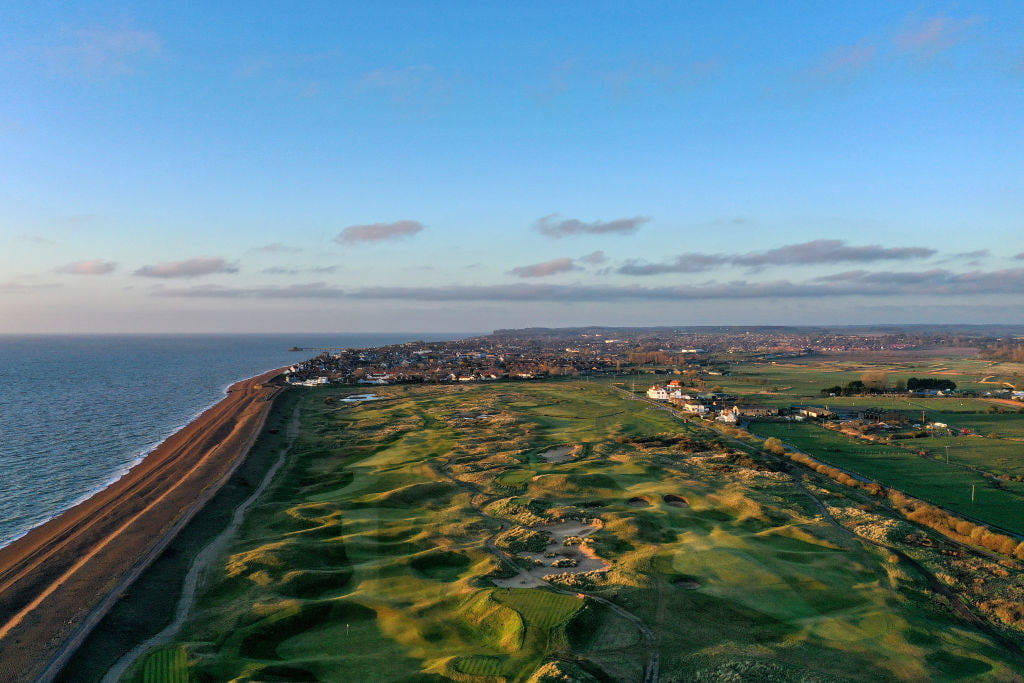 Overhead view of Royal Cinque Ports